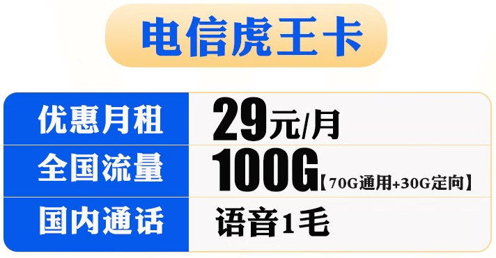 電信虎王卡怎么樣？電信虎王卡套餐詳情介紹