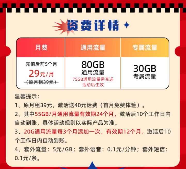 兔年換新卡！電信最新推出29元大流量卡月享110G全國流量首月免費體驗。