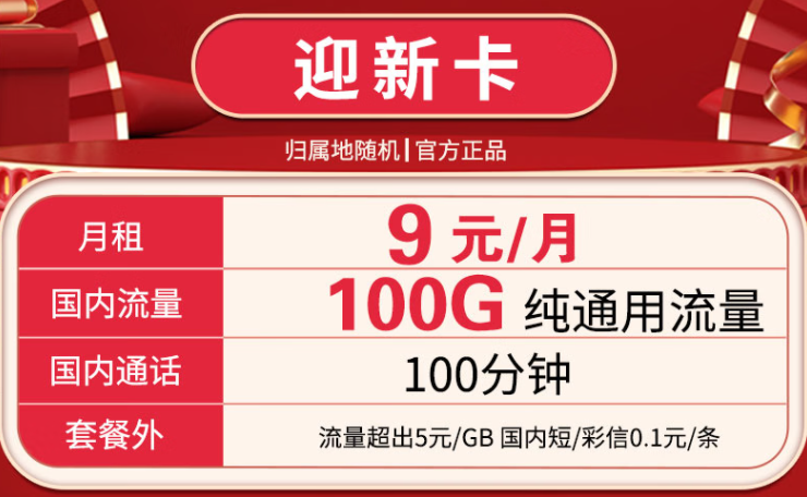 中國(guó)定向迎新年優(yōu)惠套餐 迎新卡、迎喜卡、久久卡，新年換一張好寓意的電話卡吧