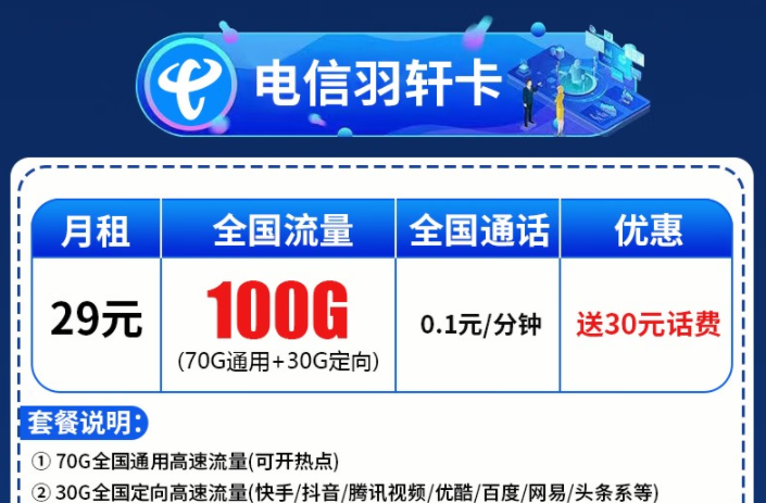 20年長(zhǎng)期流量卡套餐推薦 中國(guó)電信長(zhǎng)期流量卡不換卡大流量低月租手機(jī)上網(wǎng)電話(huà)卡