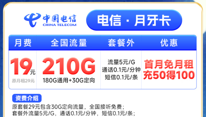 大流量卡申請(qǐng)入口|為什么流量卡會(huì)有地域限制？電信月牙卡