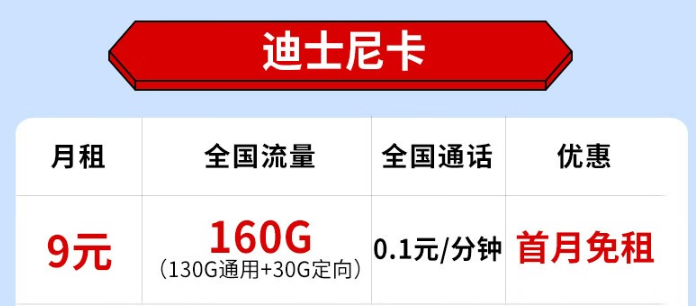 電信迪士尼卡怎么樣？9元月租享超實惠大流量、短期2年優(yōu)惠！